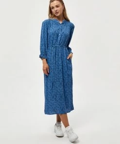 PEPPERCORN Femme CADY Robe De Jour Star Sapphire Blue Print