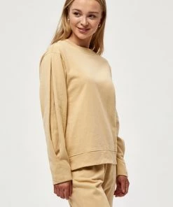 PEPPERCORN CELINA Sweatshirt Warm Sand Femme