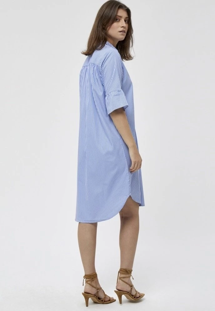 PEPPERCORN RAMIS Robe Chemise Cashmere Blue St Femme 3 PEPPERCORN RAMIS Robe Chemise Cashmere Blue St Femme – Image 3