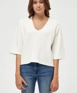 PEPPERCORN Femme ROSALIA Pullover Cloud Dancer