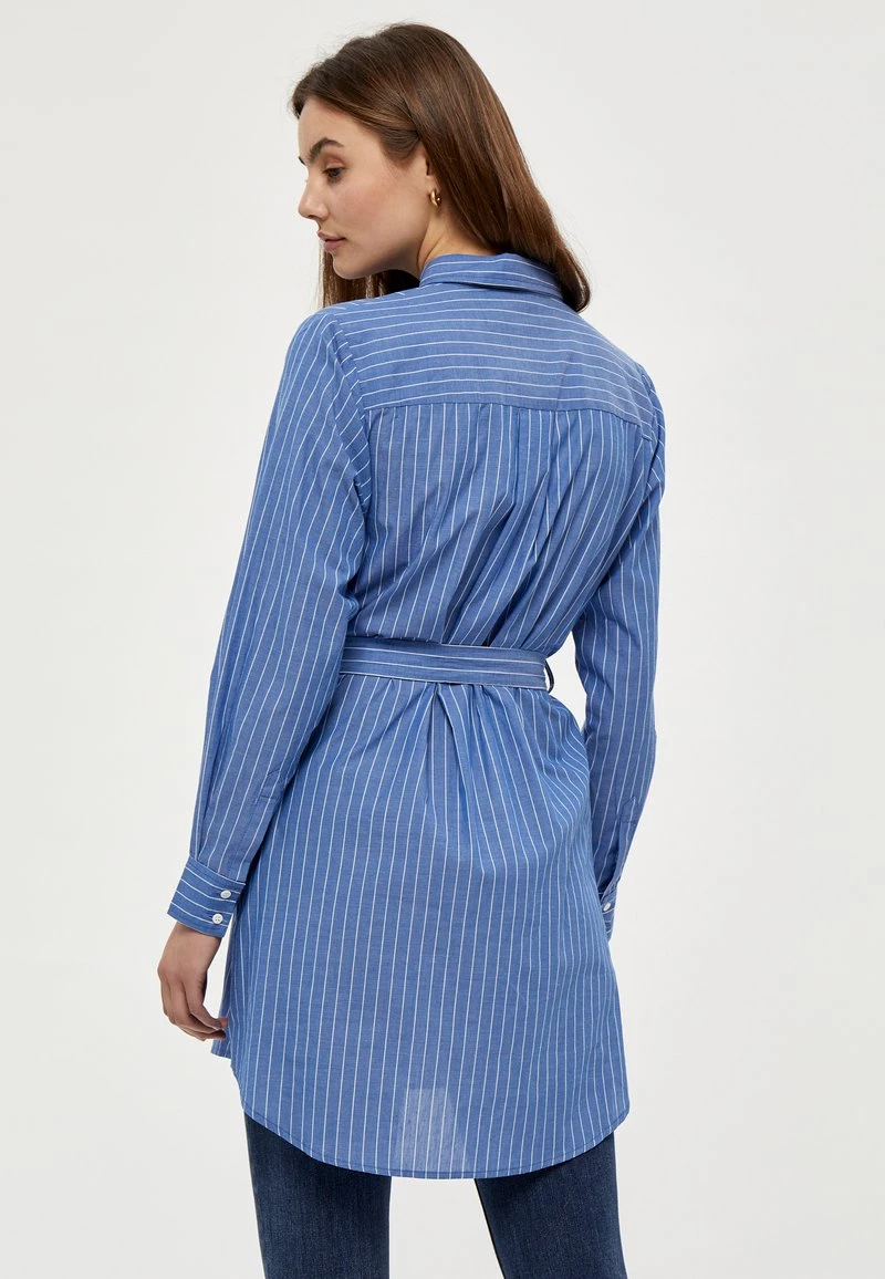 PEPPERCORN LEEN Robe Chemise Blue Fog St Femme 3 PEPPERCORN LEEN Robe Chemise Blue Fog St Femme – Image 3