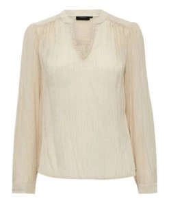 PEPPERCORN Femme ANNA Blouse Warm Sand -Promos PEPPERCORN Magasin 22e49289b0e948bc81a8b4342d3a19e2
