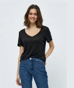 PEPPERCORN DICTE T Shirt Basique Black Femme