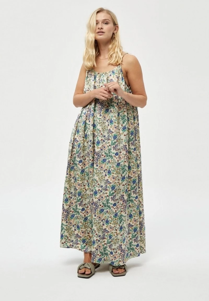 PEPPERCORN ELYSE Robe Longue Nebulas Blue Pr Femme 2 PEPPERCORN ELYSE Robe Longue Nebulas Blue Pr Femme – Image 2