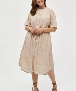 PEPPERCORN DARCY CURVE Robe Chemise Skyway Blue Print Femme