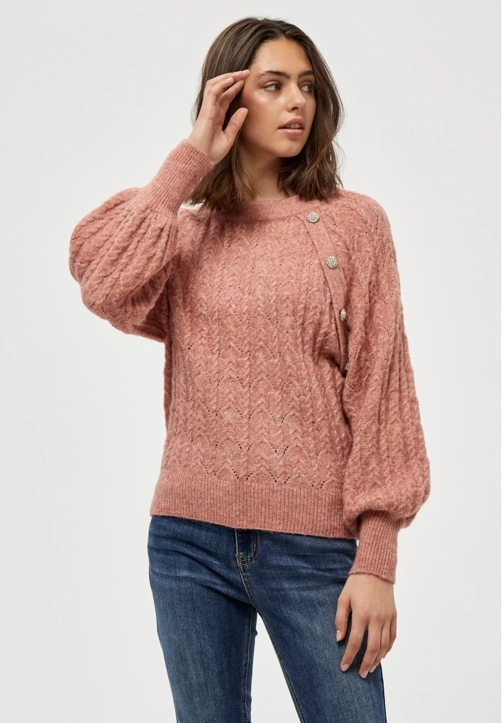 PEPPERCORN PENELOPE Pullover Ash Rose Melange Femme 1 PEPPERCORN PENELOPE Pullover Ash Rose Melange Femme