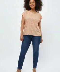 PEPPERCORN Femme MALUCCA T Shirt Imprimé Melon Peach Print