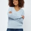 PEPPERCORN Femme ROSALIA Pullover Skyway Blue Melange