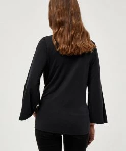 PEPPERCORN LANA Blouse Black Femme -Promos PEPPERCORN Magasin 29f357362eb244099c6108fbbc956332
