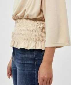 PEPPERCORN LANA T Shirt à Manches Longues Warm Sand Femme -Promos PEPPERCORN Magasin 2a1abee17b8b4a24b90b196d89a335f8