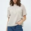 PEPPERCORN Femme ELAINE Blouse Warm Sand Stripe