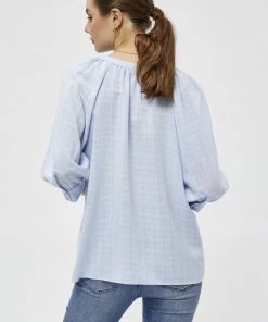 PEPPERCORN Blouse Cashmere Blue Femme -Promos PEPPERCORN Magasin 2b1dab85985643d98d98a9802828d69f
