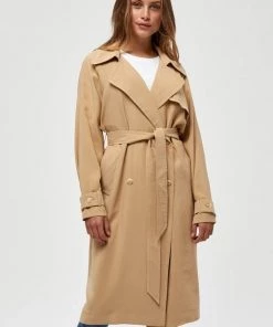 PEPPERCORN Femme DELILAH Trench Warm Sand