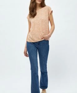 PEPPERCORN MALUCCA T Shirt Imprimé Melon Peach Print Femme -Promos PEPPERCORN Magasin 2b5b323af7e940fdb28eba8d0533f019