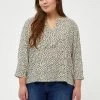 PEPPERCORN CAISA Blouse Seedpearl Cream Pr Femme