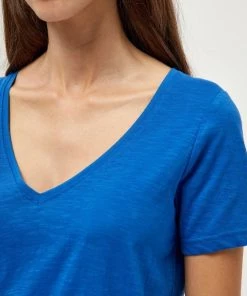 PEPPERCORN ESTEL T Shirt Basique Nebulas Blue Femme 8 PEPPERCORN ESTEL T Shirt Basique Nebulas Blue Femme -Promos PEPPERCORN Magasin 2d30df69fb9e439ea3ce904f554a62ea