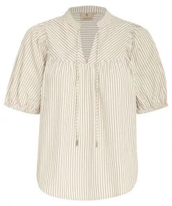 PEPPERCORN EMALA Blouse Almond Milk Striped Femme -Promos PEPPERCORN Magasin 2e209865af7e4d99a01287715279db17