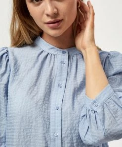 PEPPERCORN Femme CLARA LISSI Blouse Dusk Blue -Promos PEPPERCORN Magasin 2e29b8b4b39348acb5c0336b5d7c6c84