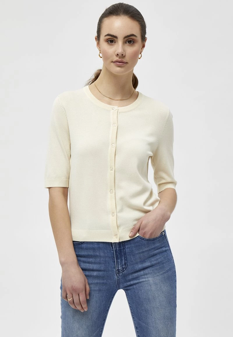 PEPPERCORN TANA Gilet Seedpearl Cream Femme 1 PEPPERCORN TANA Gilet Seedpearl Cream Femme