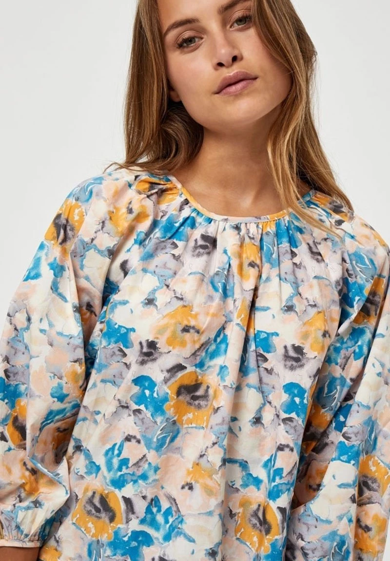 PEPPERCORN DAMINA Blouse Ant. White Print Femme 4 PEPPERCORN DAMINA Blouse Ant. White Print Femme – Image 4