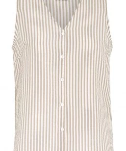 PEPPERCORN Femme ELAINE Blouse Warm Sand Stripe -Promos PEPPERCORN Magasin 302bd4c34c944fc5b14b8dbceda8e240