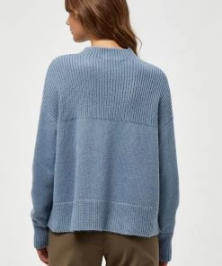 PEPPERCORN Femme JANISA Pullover Faded Denim -Promos PEPPERCORN Magasin 30394d4ebc1647d096f9370d1a04d399