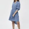 PEPPERCORN Robe De Jour Cashmere Blue Femme