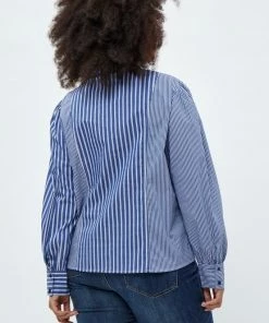 PEPPERCORN Femme DEMIA Chemisier D. Blue P -Promos PEPPERCORN Magasin 3160279e52bb43c081f14b9d9da2a26d