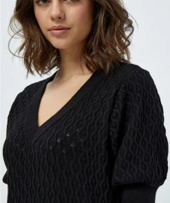 PEPPERCORN ROSALIA PUFF SLEEVE T Shirt Imprimé Black Femme -Promos PEPPERCORN Magasin 317e758c8628425ebb365ca8d8b2b75a