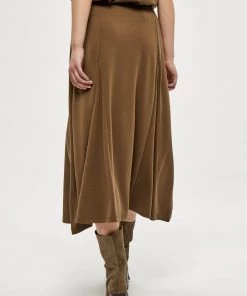 PEPPERCORN Femme LANA Jupe Trapèze Crocodile Green 6 PEPPERCORN Femme LANA Jupe Trapèze Crocodile Green -Promos PEPPERCORN Magasin 31ec1958aa7e470b9420d8ad3b1a83f5