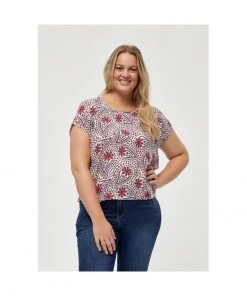 PEPPERCORN Femme ELLERY T Shirt Imprimé True Red Pr