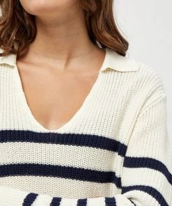 PEPPERCORN DALIA Pullover Cloud Dancer Femme -Promos PEPPERCORN Magasin 33569e6d30ab4ea7aa9bb343978a69c5