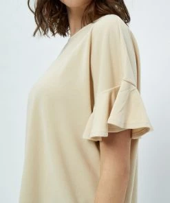 PEPPERCORN REETA Blouse Warm Sand Femme -Promos PEPPERCORN Magasin 3362802d0afc46b0822c1abf26a494ad