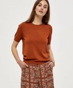 PEPPERCORN Femme SHORT SLEEVE T Shirt Basique Glazed Gin