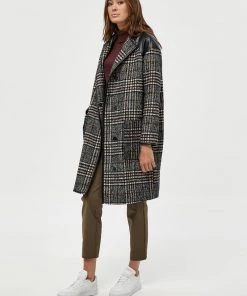 PEPPERCORN Femme JUNE Manteau Classique Checked