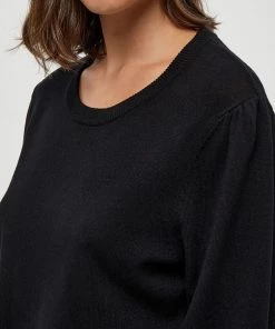 PEPPERCORN Femme TANA PUFF LONGSLEEVE Pullover Black -Promos PEPPERCORN Magasin 36313e9cd3fa42c28cb806a28f23758b