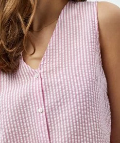 PEPPERCORN ELAINE Blouse Pink Lemonade Striped Femme -Promos PEPPERCORN Magasin 371da062034743998f8678c0ac8fbbd5