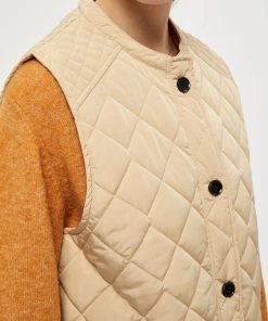 PEPPERCORN Veste Sans Manches Warm Sand Femme -Promos PEPPERCORN Magasin 375d881e44e24f96a7fe74062cfdb731