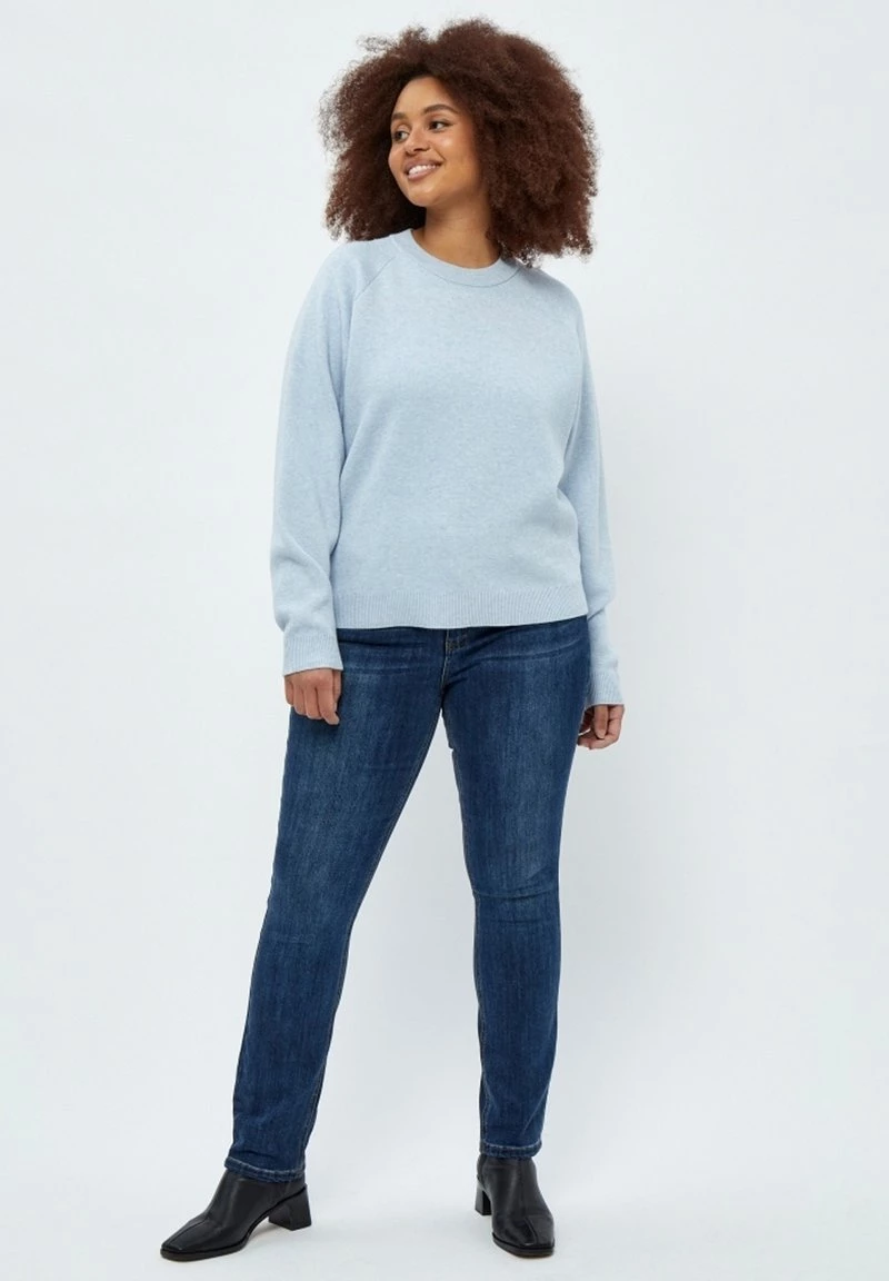 PEPPERCORN Femme ROSALIA Pullover Skyway Blue Melange 2 PEPPERCORN Femme ROSALIA Pullover Skyway Blue Melange – Image 2