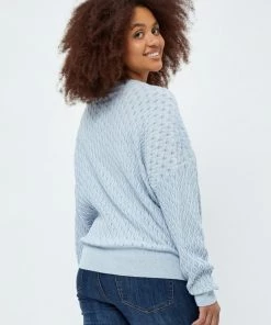 PEPPERCORN Femme ROSALIA Pullover Skyway Blue Melange 6 PEPPERCORN Femme ROSALIA Pullover Skyway Blue Melange -Promos PEPPERCORN Magasin 37c6fdc708ad45a8bc2a033fa4acb87d