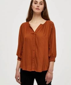 PEPPERCORN Femme Chemisier Brown