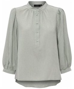 PEPPERCORN BELLA LISSI Blouse Harbour Grey Pr Femme -Promos PEPPERCORN Magasin 3923a283463f4c369e02a17dfdda0556