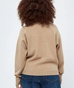 PEPPERCORN Femme ROSALIA Pullover Warm Sand Melange -Promos PEPPERCORN Magasin 397cf5126dde45af91817155f7e24f1a