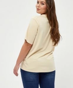 PEPPERCORN Femme PHILINA CURVE T Shirt Basique Warm Sand 6 PEPPERCORN Femme PHILINA CURVE T Shirt Basique Warm Sand -Promos PEPPERCORN Magasin 39b4fff848d14fe5b471ab146f1bd211