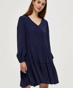 PEPPERCORN Femme MARY Robe De Jour Dress Blue