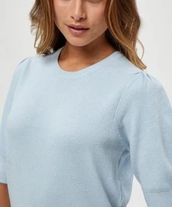 PEPPERCORN TANA 3/4 SLEEVE Pullover Skyway Blue Melange Femme 7 PEPPERCORN TANA 3/4 SLEEVE Pullover Skyway Blue Melange Femme -Promos PEPPERCORN Magasin 39c517b5d0bf4022ac9028cda97aab1a