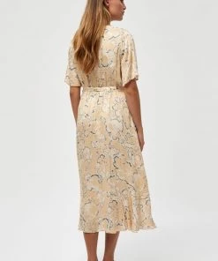 PEPPERCORN Femme CIGGA VALERIE Robe En Jersey Warm Sand Pr -Promos PEPPERCORN Magasin 3a15301a839c4059821e48bd1b8cb82f