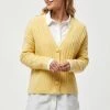 PEPPERCORN PENELOPE Gilet Pale Yellow Melange Femme