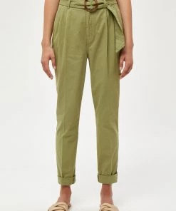 PEPPERCORN DALINA Chino Mosstone Green Femme