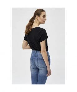 PEPPERCORN MICHELLE TEE T Shirt Basique Black Femme 8 PEPPERCORN MICHELLE TEE T Shirt Basique Black Femme -Promos PEPPERCORN Magasin 3cdba64107b2405eaf8c221d2c41bb3d